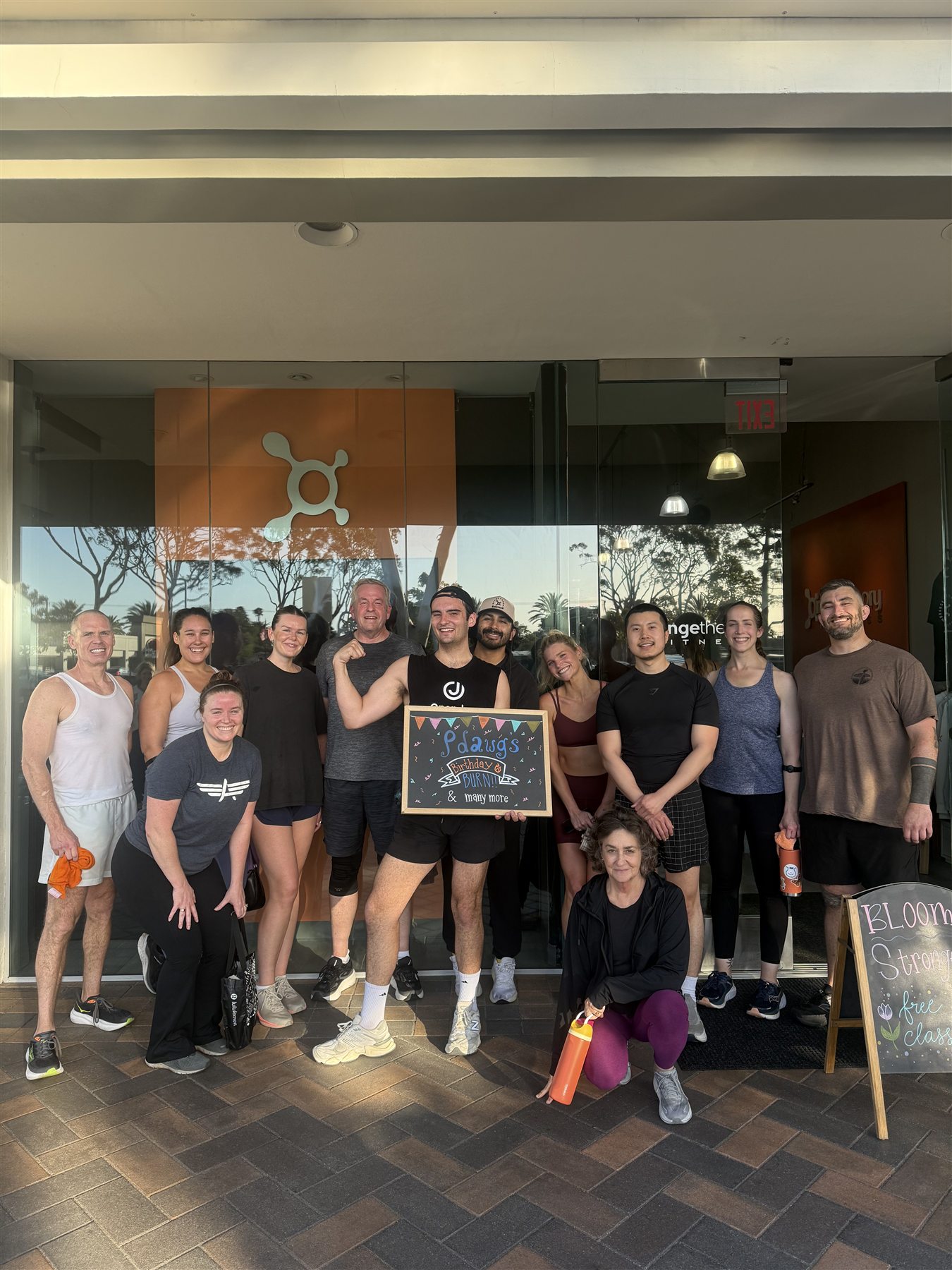 Peyton Farmer with his fitness community